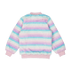 PASTEL STRIPE FAUX FUR JACKET