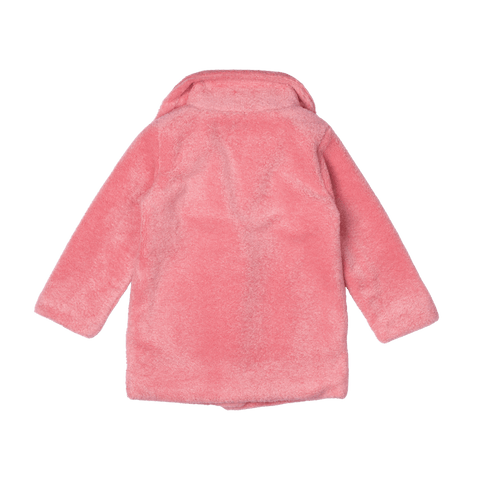 PINK FAUX SHERPA JACKET