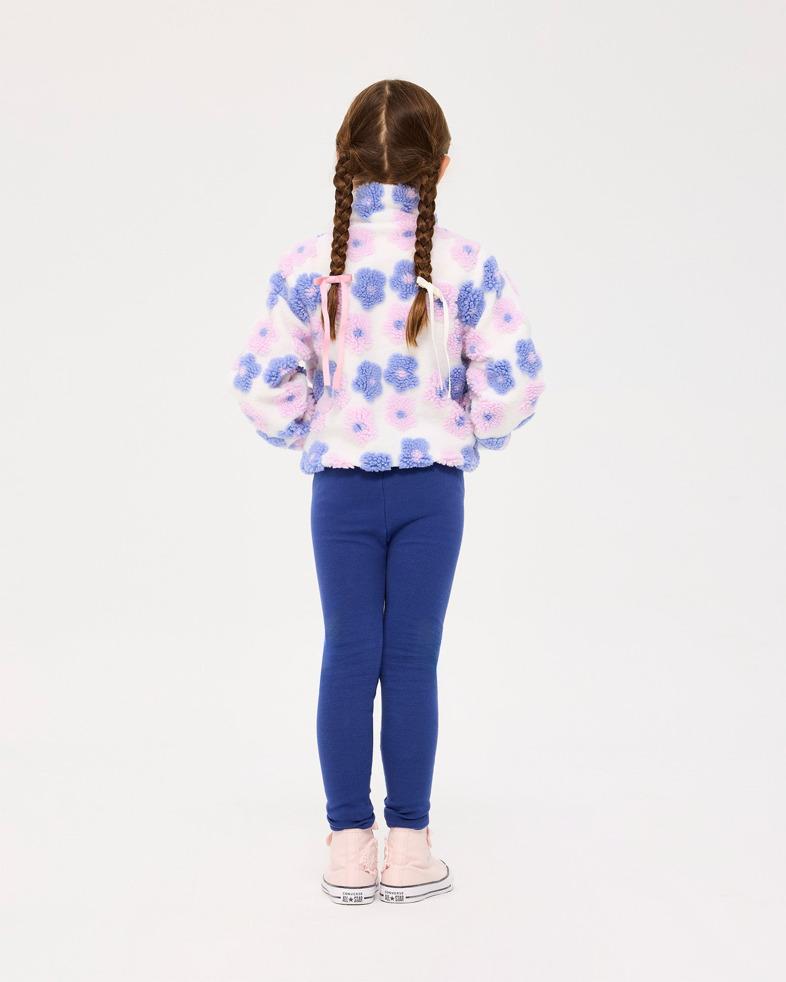 NAVY DAISY TIGHTS