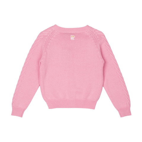 PINK KNIT CARDIGAN