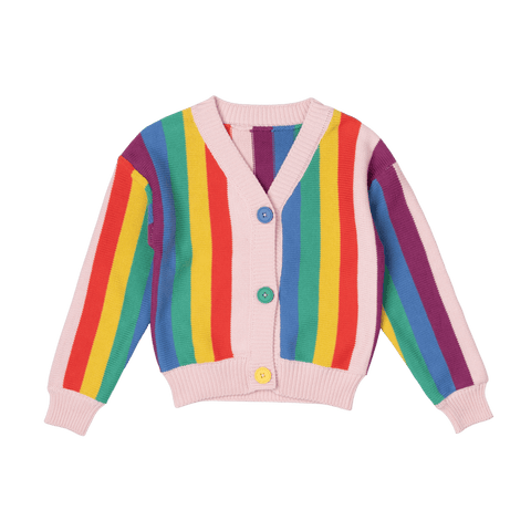 RAINBOW KNIT CARDIGAN