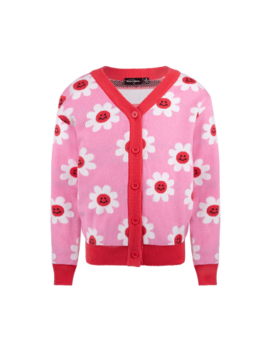 PINK DAISY KNIT JUMPER