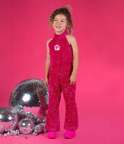 BARBIE GIRL SEQUIN JUMPSUIT