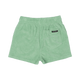 GREEN TERRY SHORTS