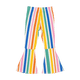 RAINBOW STRIPES HIGH WAISTED FLARES