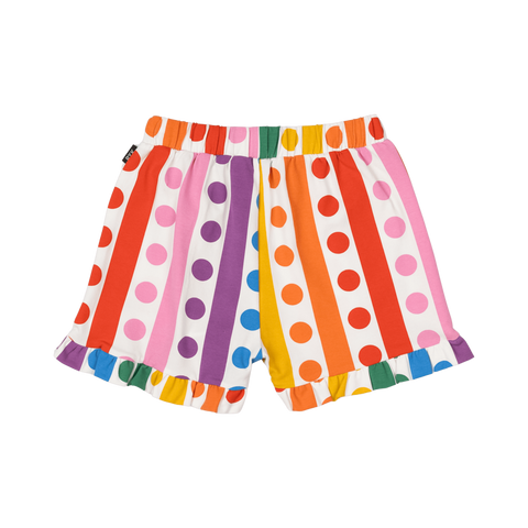 RAINBOW DROPS FRILL SHORTS