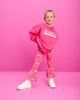DISCO DIVA BARBIE HIGH WAISTED FLARES