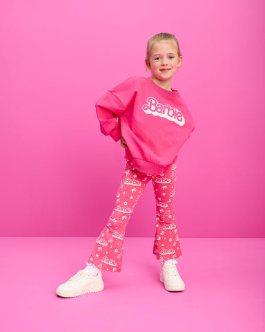 DISCO DIVA BARBIE HIGH WAISTED FLARES