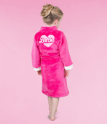 BARBIE PLUSH FLEECE DRESSING GOWN