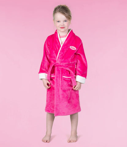 BARBIE PLUSH FLEECE DRESSING GOWN