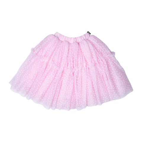 PINK POLKA DOT TULLE SKIRT