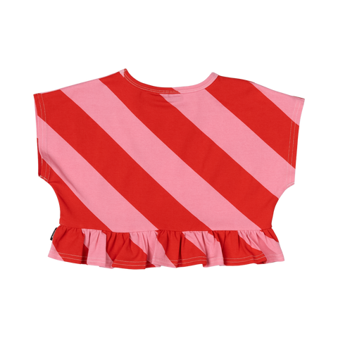 CANDY WRAP FRILL T-SHIRT