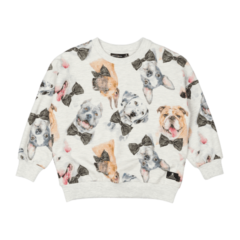 BLACK TIE PUPS SWEATSHIRT