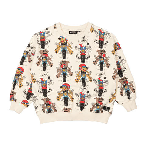 PUPS ON BIKES SWEATSHIRT