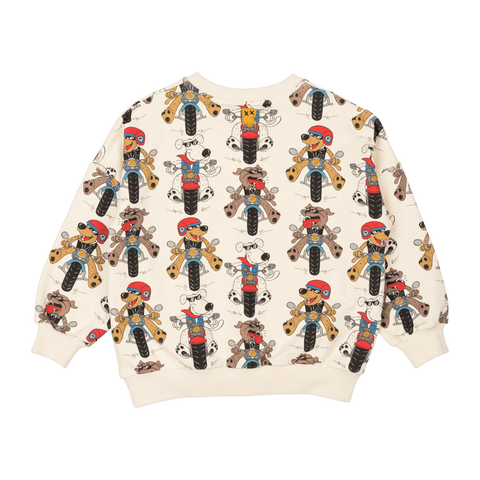 PUPS ON BIKES SWEATSHIRT