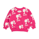A PINK BARBIE SWEATSHIRT with barbie heads on it. Brand: Rock your Baby Online