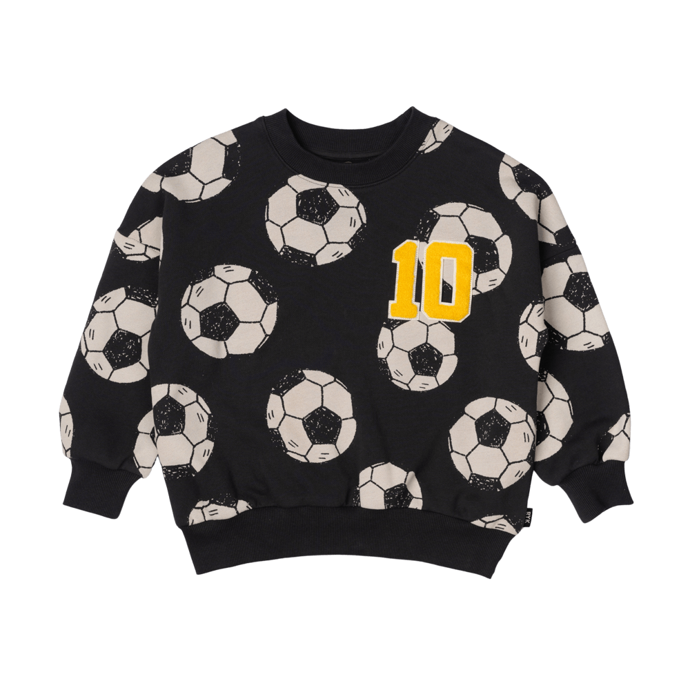 Soccer ball sweatshirt on sale