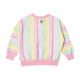 SORBET STRIPE SWEATSHIRT