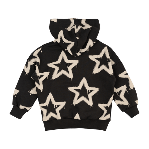 STARS HOODED SWEATSHIRT