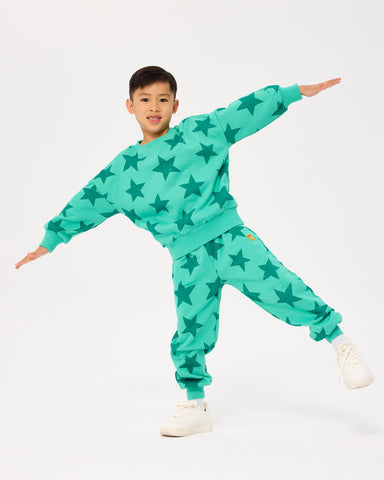 GREEN STAR SWEATSHIRT