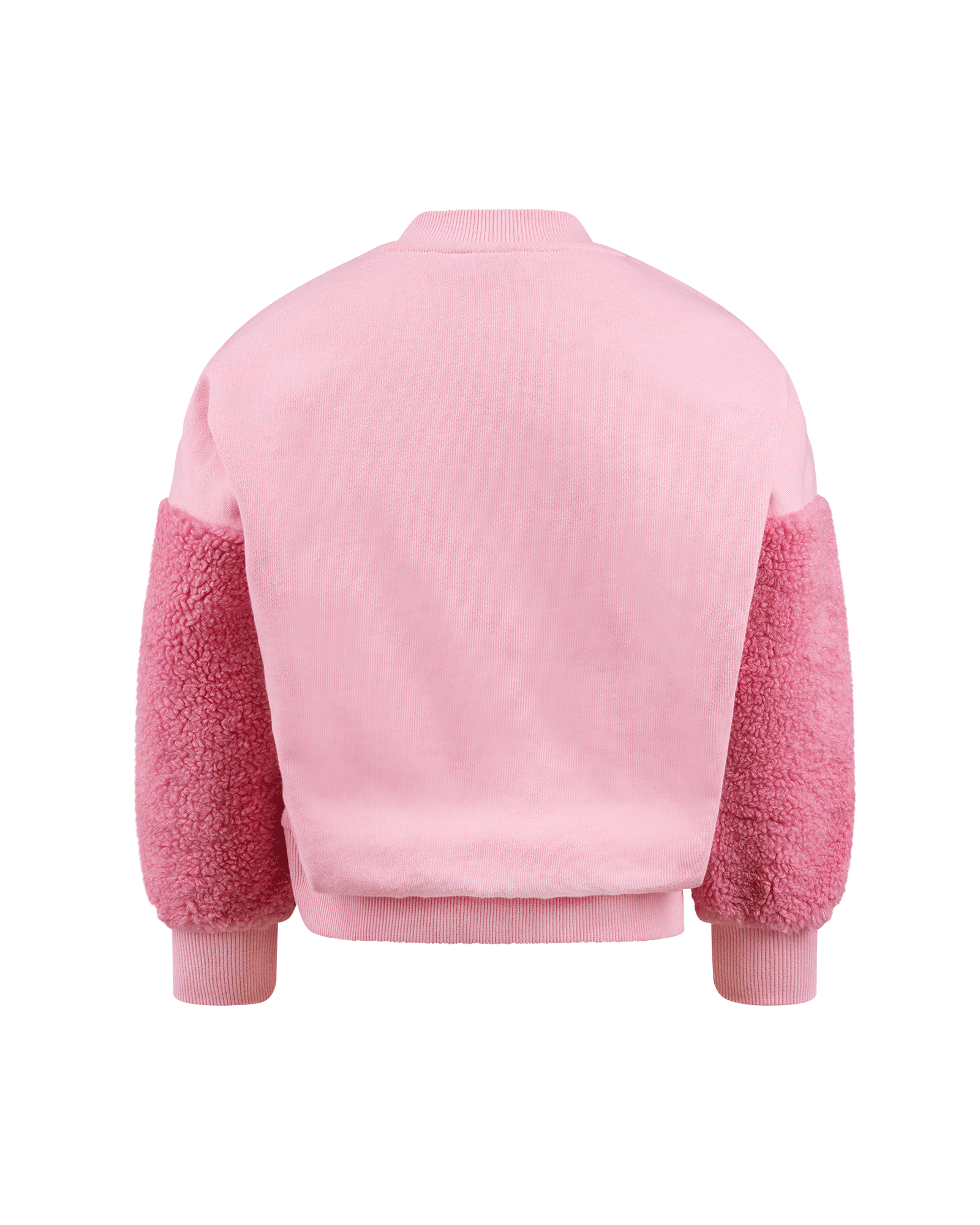 BUNNY SHERPA SLEEVE SWEATSHIRT
