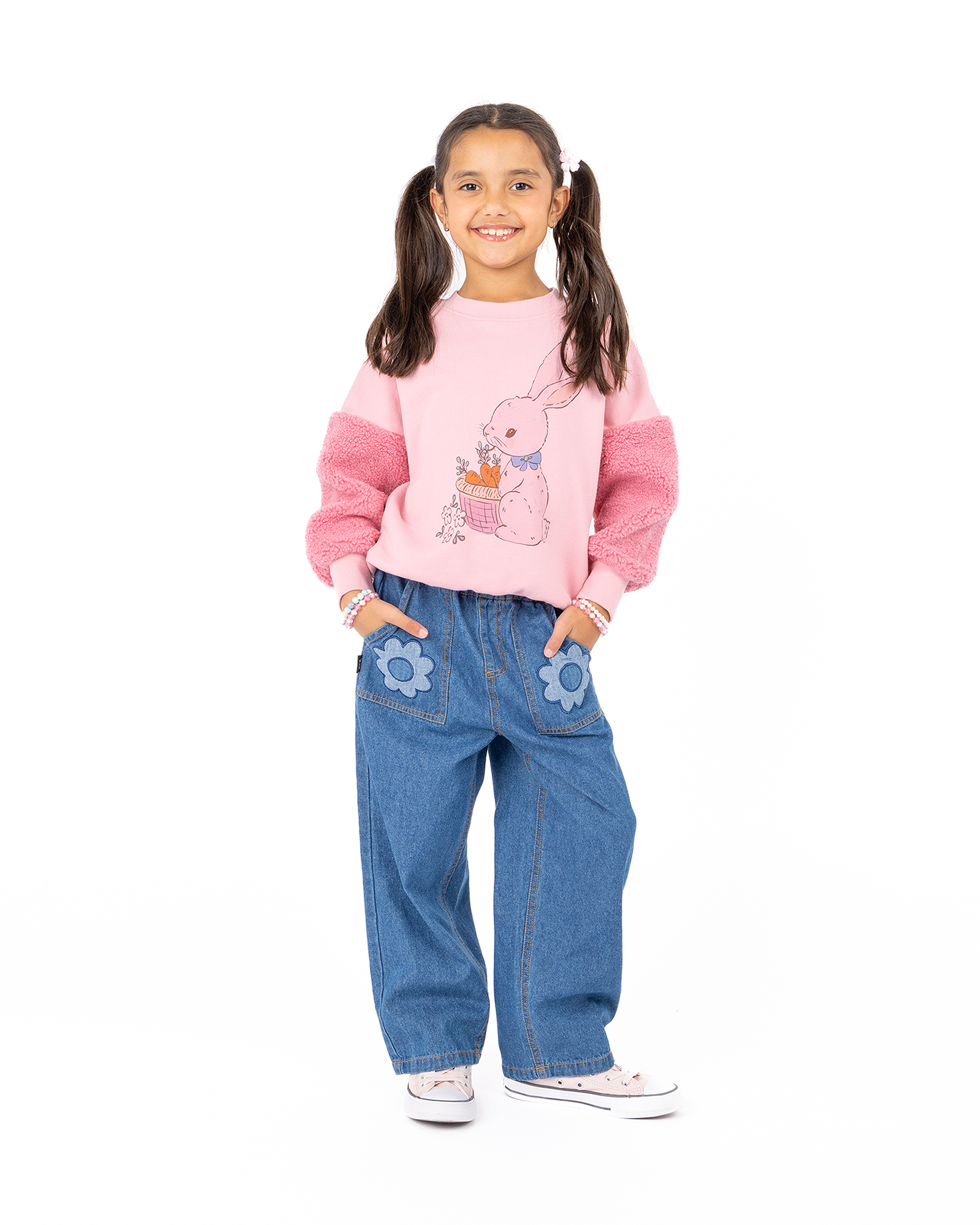 Bunny Sherpa Sleeve Sweatshirt $20.95 ($69.95) + more up to 70% off Rock Your Baby outlet