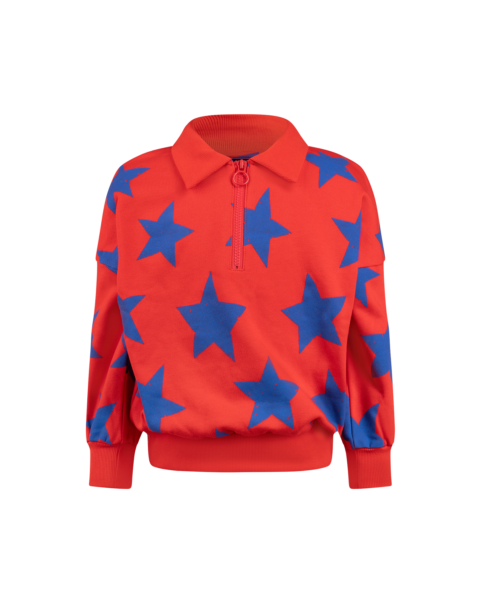 RED STAR QUARTER ZIP SWEATSHIRT