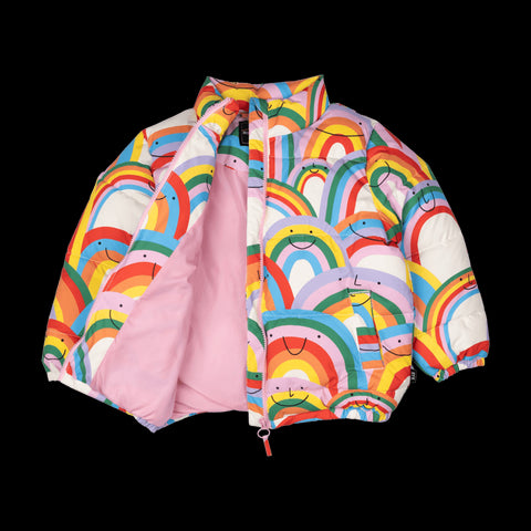 HAPPY RAINBOWS PADDED JACKET