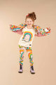 HAPPY RAINBOWS PADDED JACKET