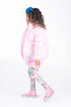 PINK PADDED JACKET WITH LINING