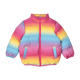 RAINBOW PADDED JACKET WITH LINING