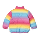 RAINBOW PADDED JACKET WITH LINING