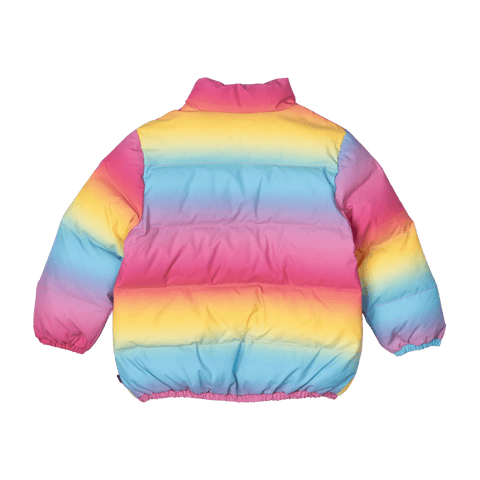 RAINBOW PADDED JACKET WITH LINING