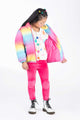 RAINBOW PADDED JACKET WITH LINING