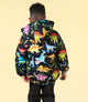 DINOS GALORE LONG PUFFER HOODIE JACKET