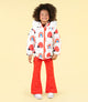 LOVE BUG RAINBOW PADDED JACKET WITH LINING