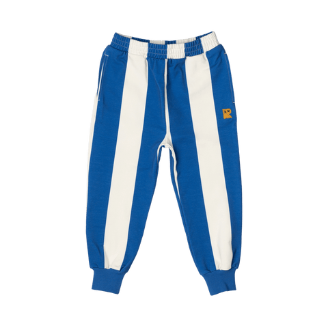 BLUE STRIPE TRACK PANTS