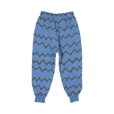 BLUE ZIG ZAG TRACK PANTS