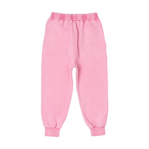 PINK WASHED TRACK PANTS