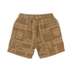 BROWN PAISLEY SHORTS