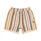 STRIPE POLO SHORTS