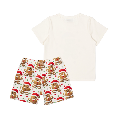 GINGERBREAD MAN PJ SET