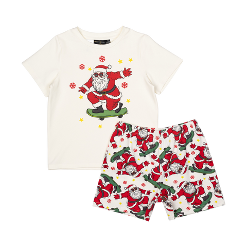 SANTA SKATE PJ SET