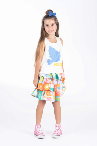 PEACE DOVE SINGLET TOP