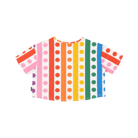 RAINBOW DROPS BOXY T-SHIRT