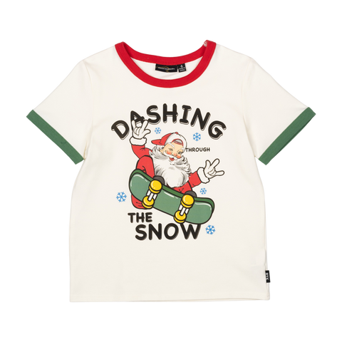 DASHING THROUGH THE SNOW RINGER TEE