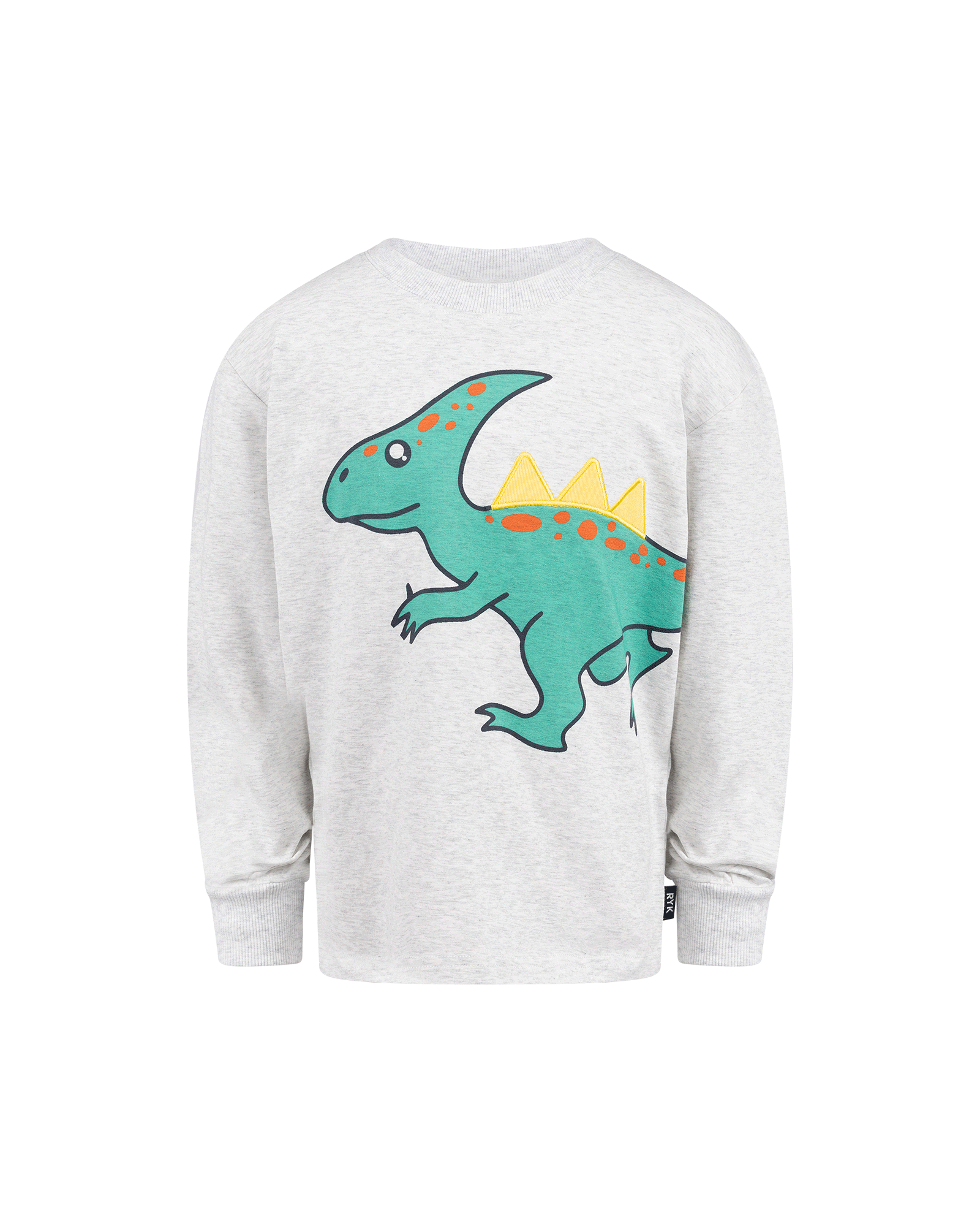 GREEN DINO LONG SLEEVE T-SHIRT