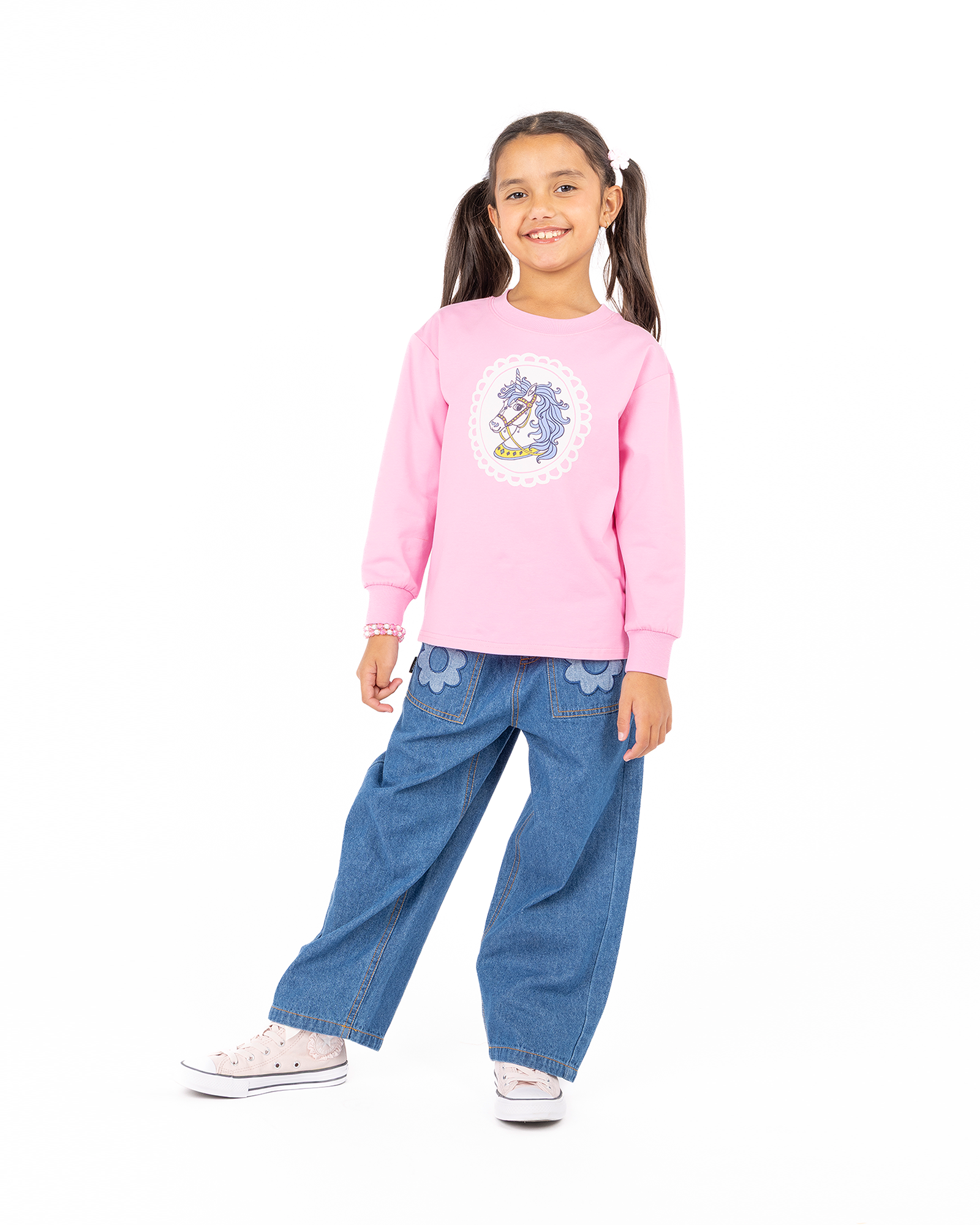 UNICORN DAISY LONG SLEEVE T-SHIRT