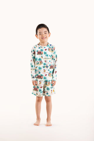 ALOHA BOARD SHORTS - Toddler Swim - Boys