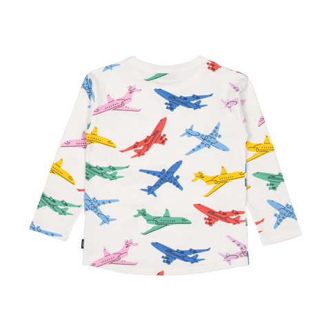 BIG JET PLANE LONG SLEEVE T-SHIRT - Toddler Top - Unisex